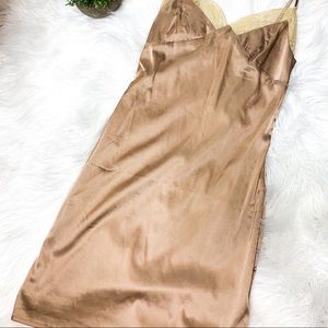 Nude Silky Strappy Bodycon Dress